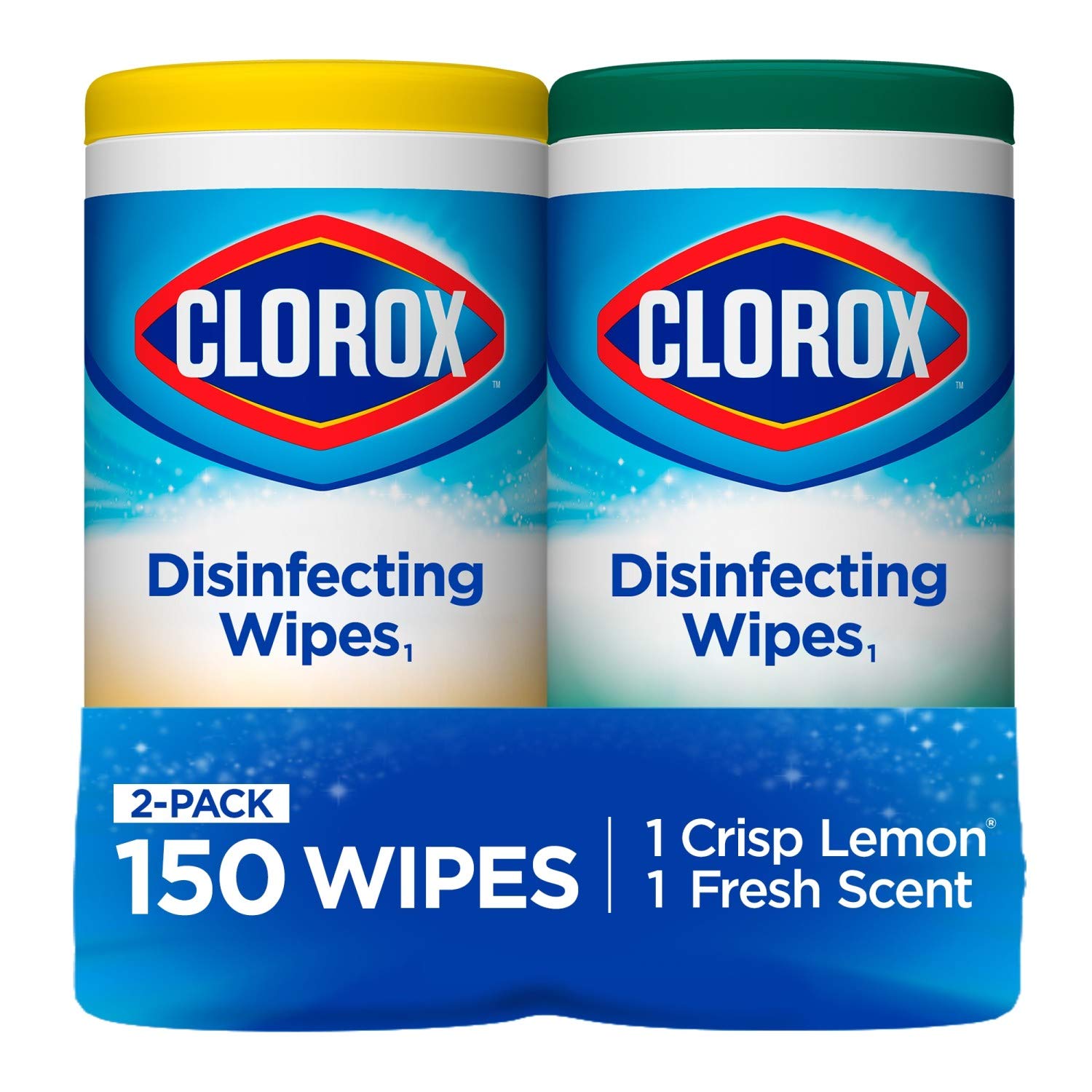Clorox, Bleach Free Wipe, 75 Count, Pack of 2